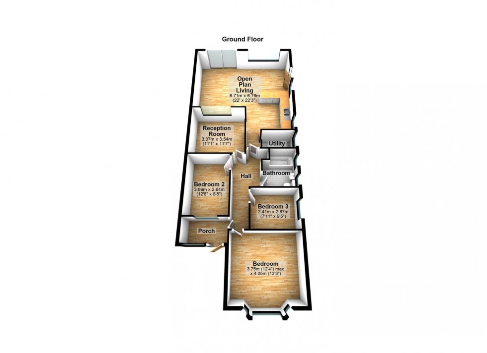 Floorplan for Barfield Park, Lancing