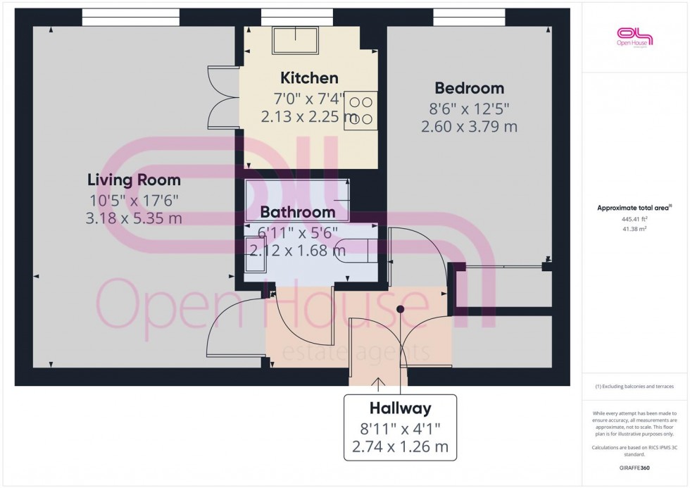 Floorplan for St. Peters Close, Hove