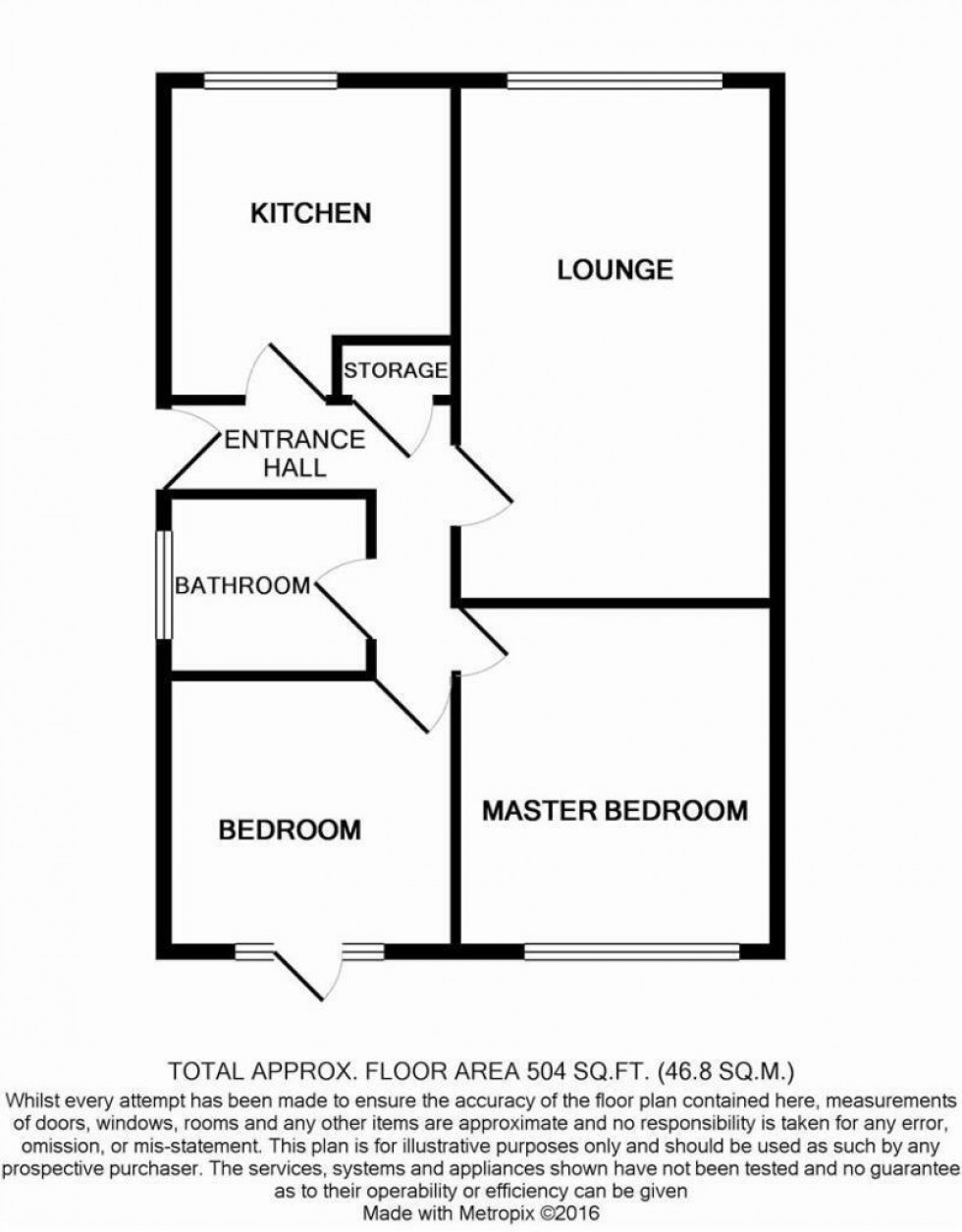 Floorplan for Audens Way, Midway, Swadlincote