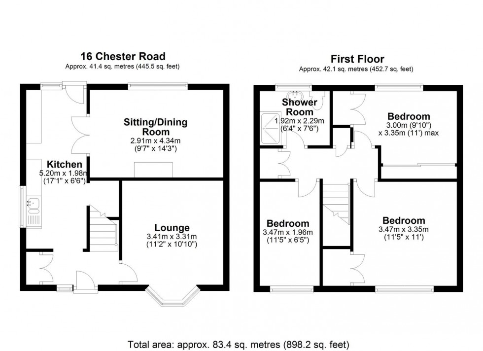 Floorplan for Chester Road, West Bromwich