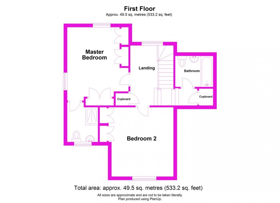 Floorplan for Burganey Court, Wrexham Road, Pulford