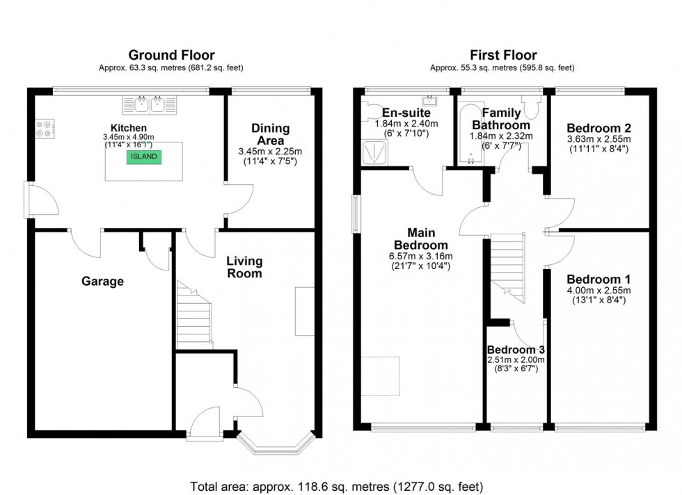 Floorplan for The Launde, Birmingham