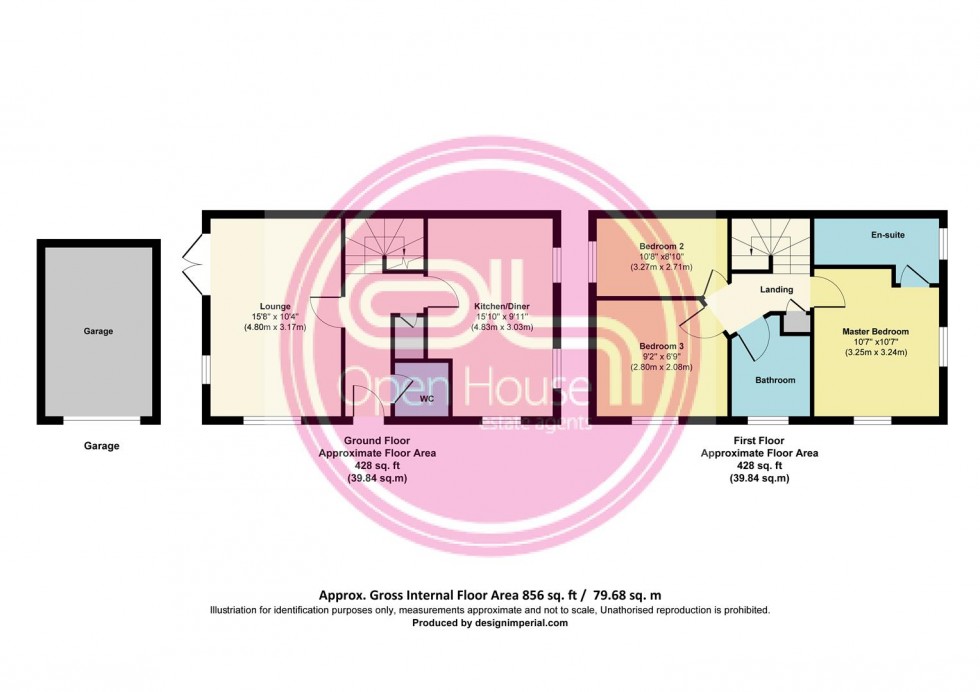 Floorplan for Rowan Drive, Midway