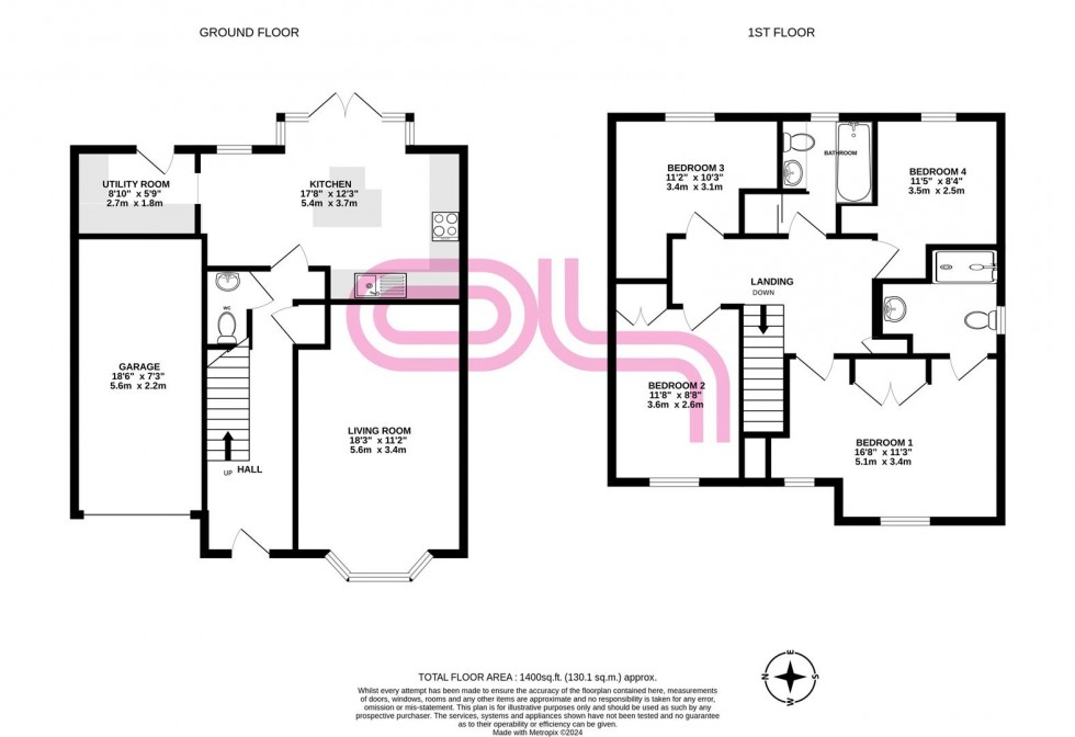 Floorplan for Castle Stead Drive, Cullingworth, Bradford