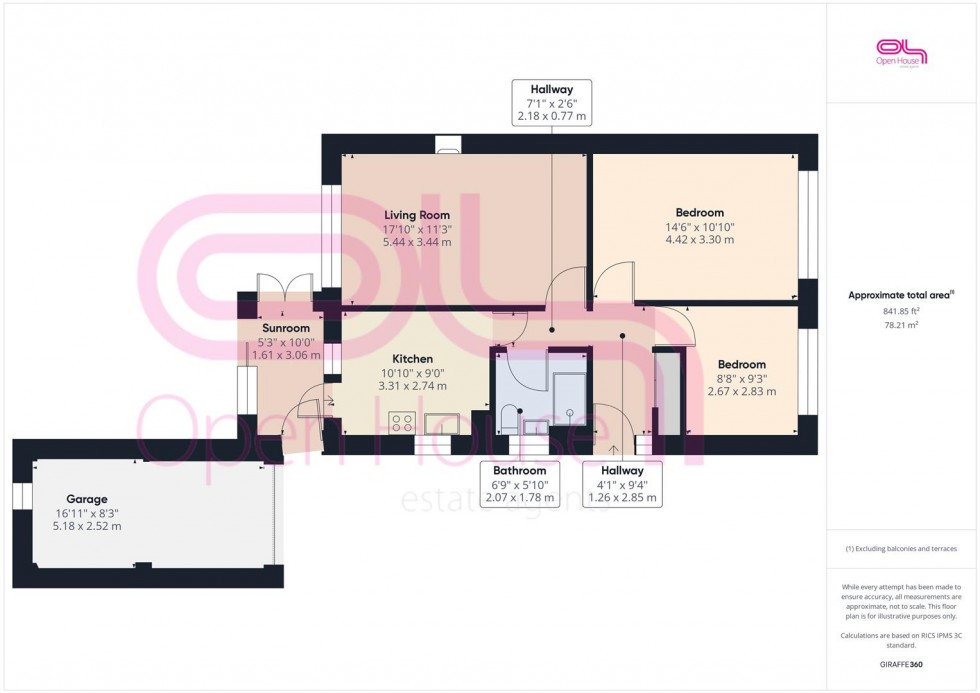 Floorplan for Bramber Avenue North Peacehaven