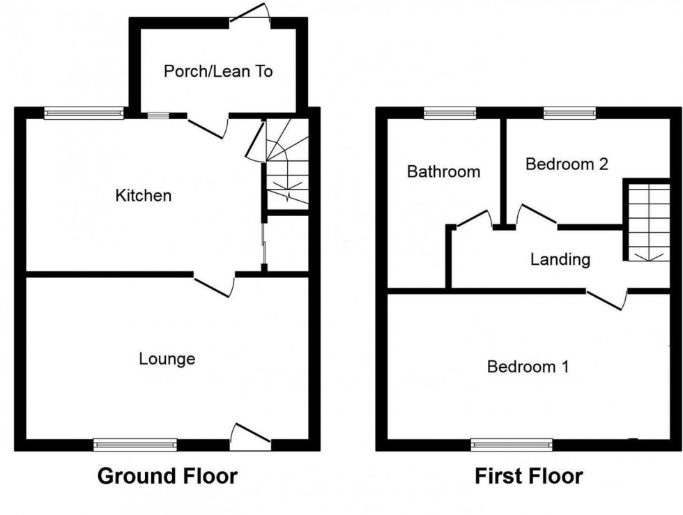 Floorplan for Station Street, Castle Gresley