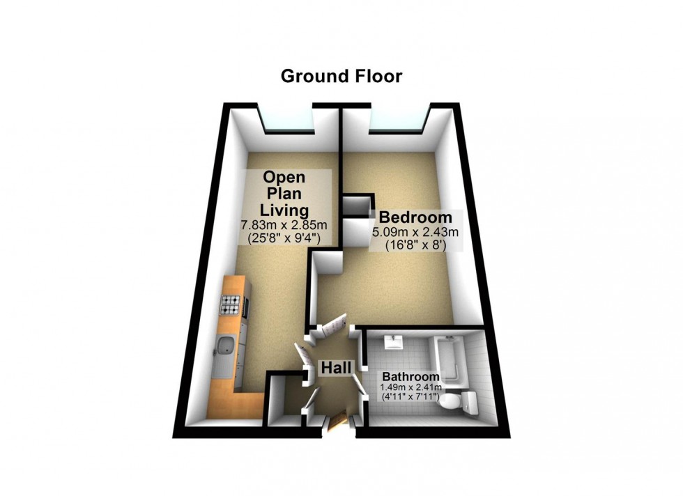 Floorplan for Skyline Apartments,The Causeway