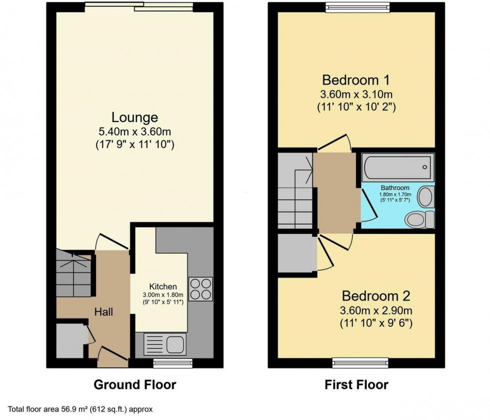 Floorplan for Wolfscote Dale, Church Gresley