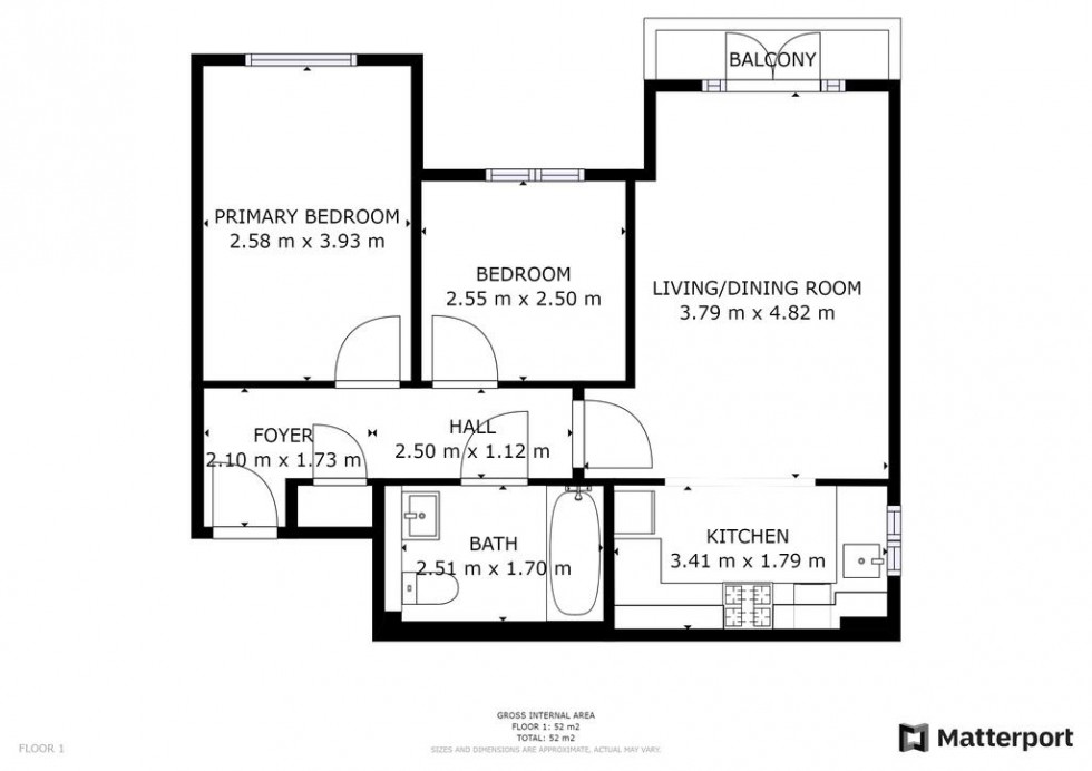 Floorplan for Waterloo Road, Manchester