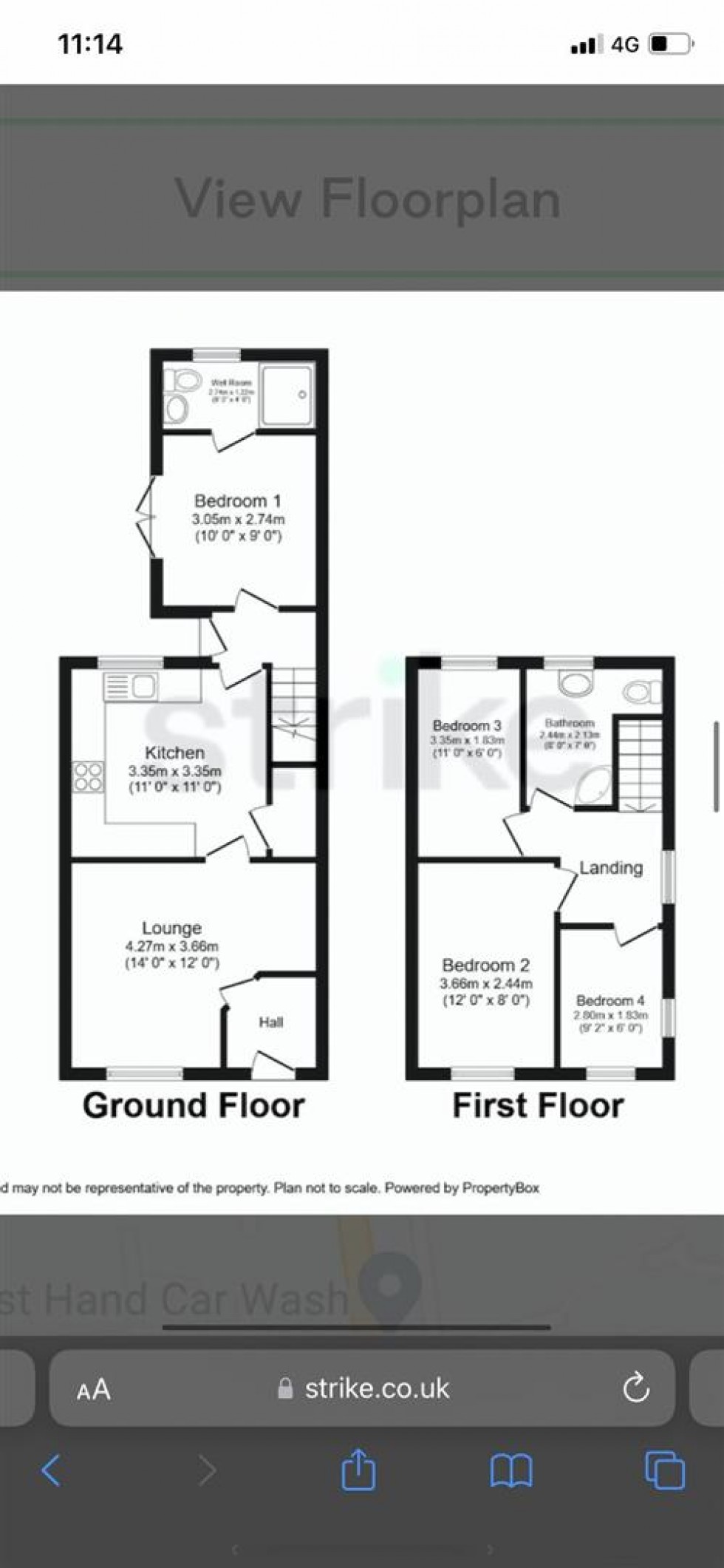 Floorplan for 739, Ashton Road, Oldham