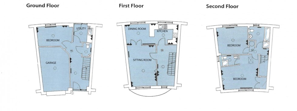 Floorplan for Northern Rose Close, Bury St. Edmunds, IP32