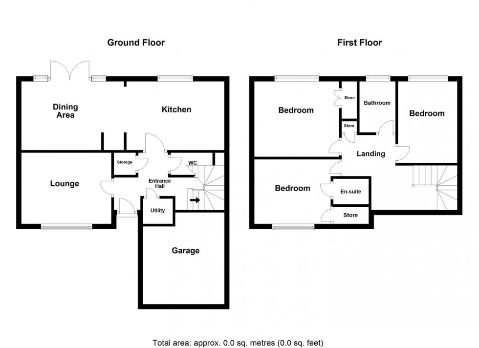 Floorplan for Hawker Drive, Louth