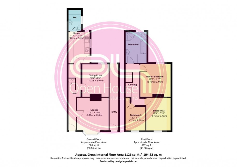 Floorplan for Grange Street, Burton-On-Trent