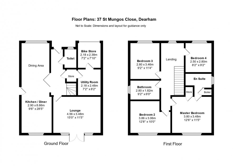 Floorplan for St. Mungos Close, Dearham