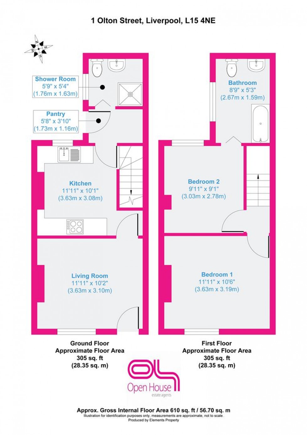 Floorplan for Olton Street, Liverpool