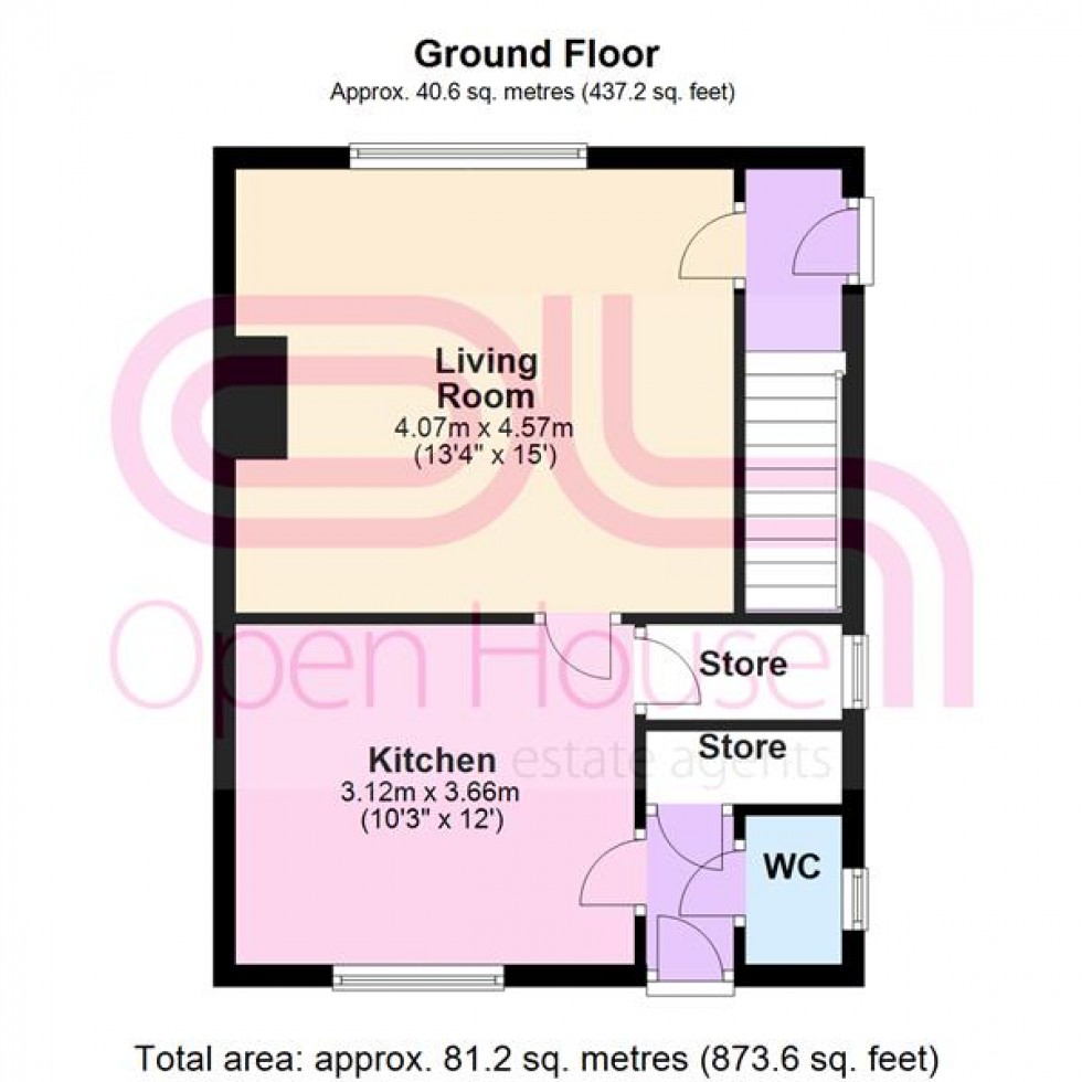 Floorplan for Leverhulme Avenue, Bolton