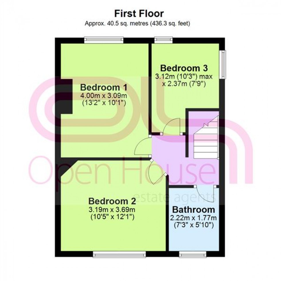 Floorplan for Leverhulme Avenue, Bolton