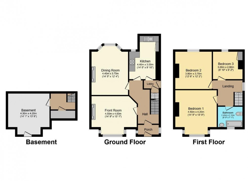 Floorplan for College Road, Manchester