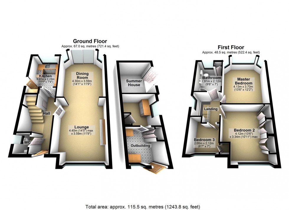 Floorplan for Ardsheal Road, Worthing