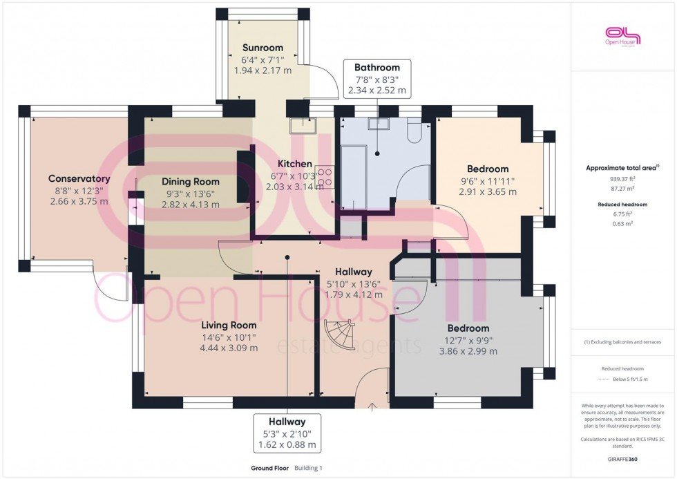 Floorplan for Mount Road, Newhaven