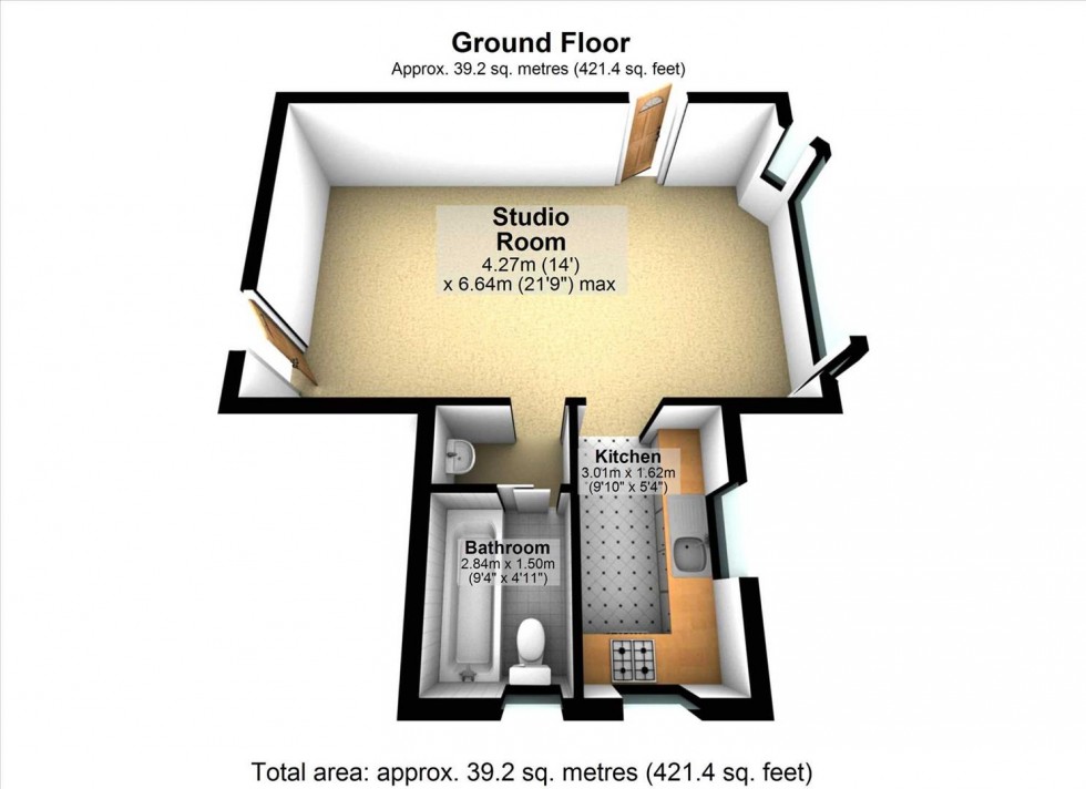 Floorplan for Shakespeare Road,,Worthing