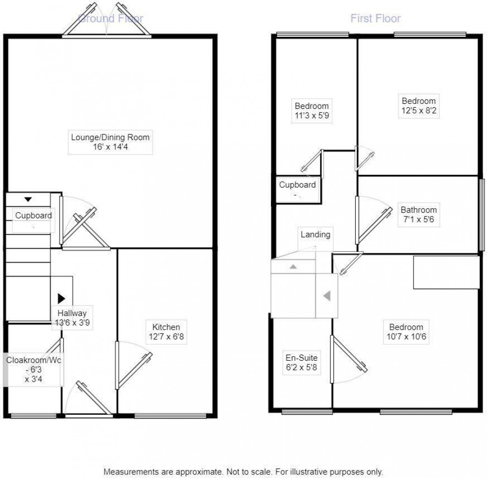 Floorplan for Furnace Lane, Castle Gresley, Swadlincote