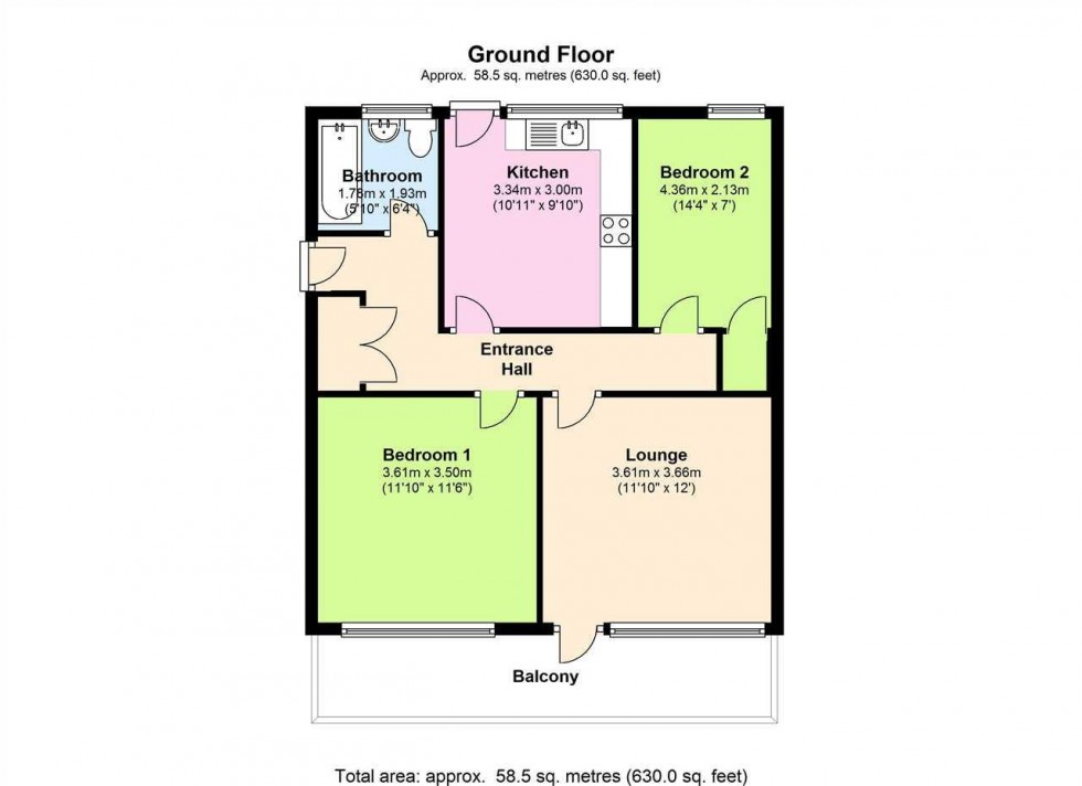 Floorplan for Strand Parade,,Goring-by-Sea