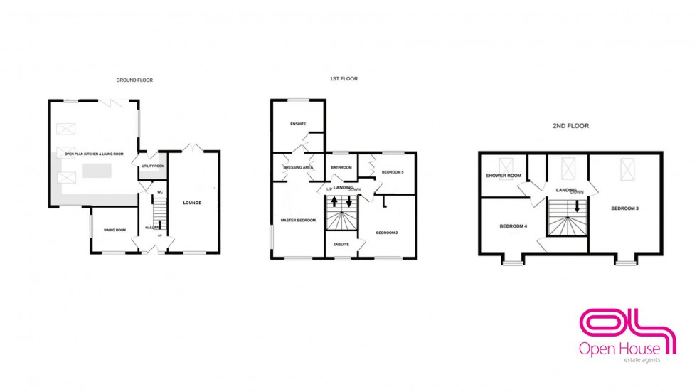 Floorplan for School Lane, Stafford