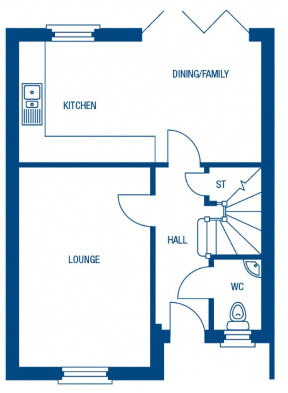 Floorplan for Commander Drive, Paddington, Warrington