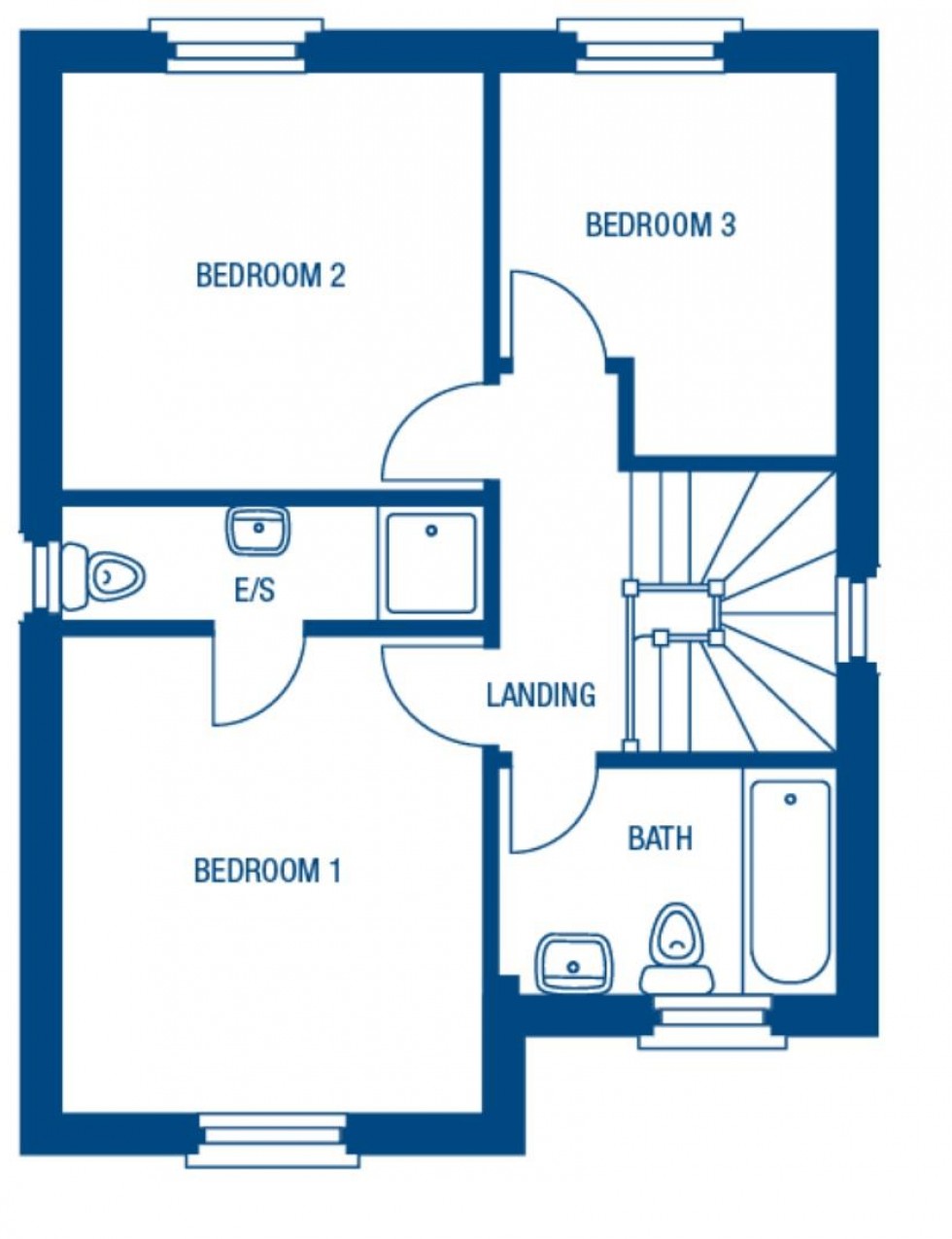 Floorplan for Commander Drive, Paddington, Warrington