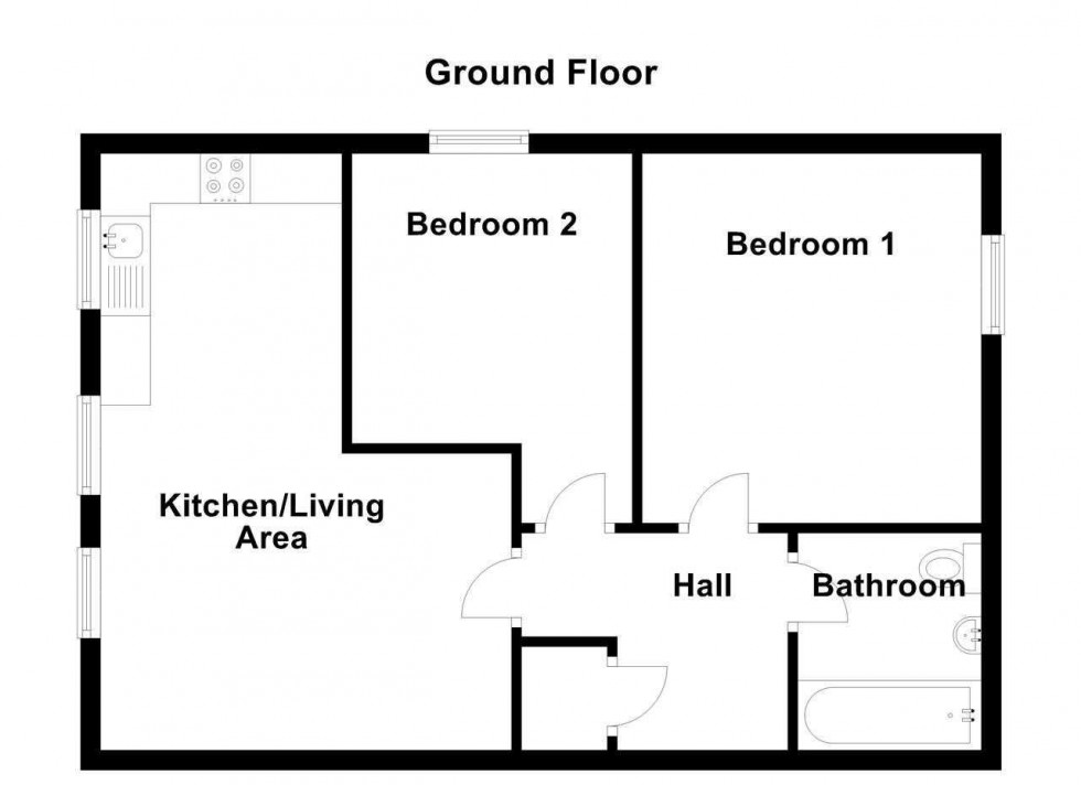 Floorplan for The Lawns,Church Road,Yate