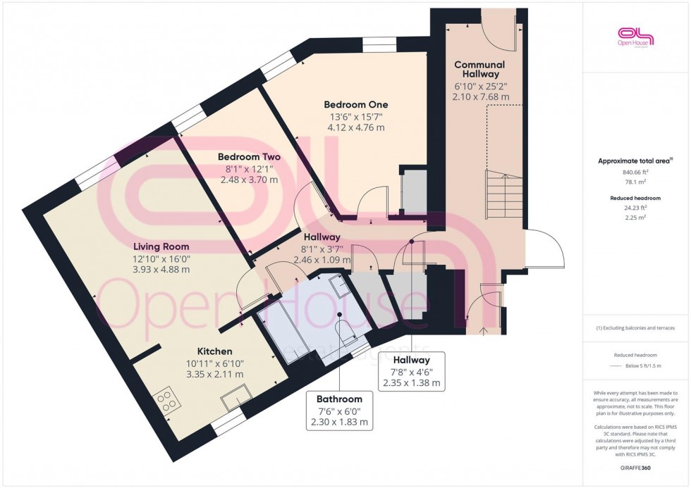 Floorplan for Montreal Close, Peacehaven