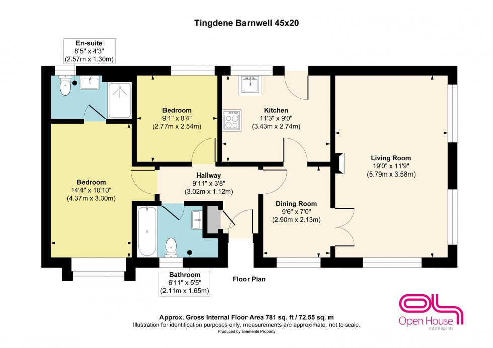 Floorplan for Short Heath Road, Moira