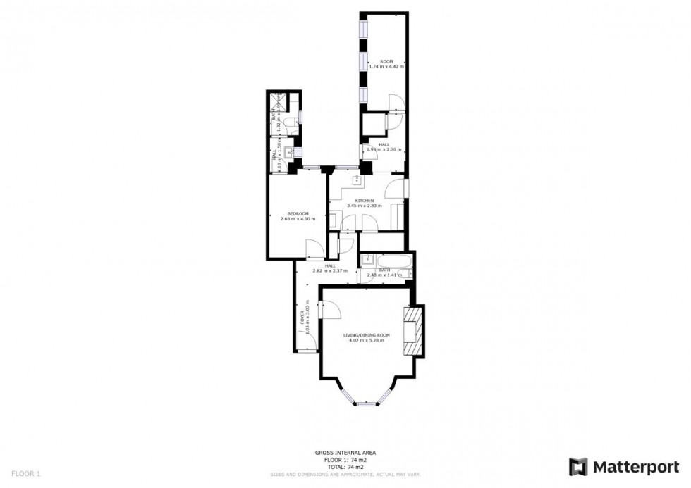 Floorplan for Leslie Road, Aberdeen