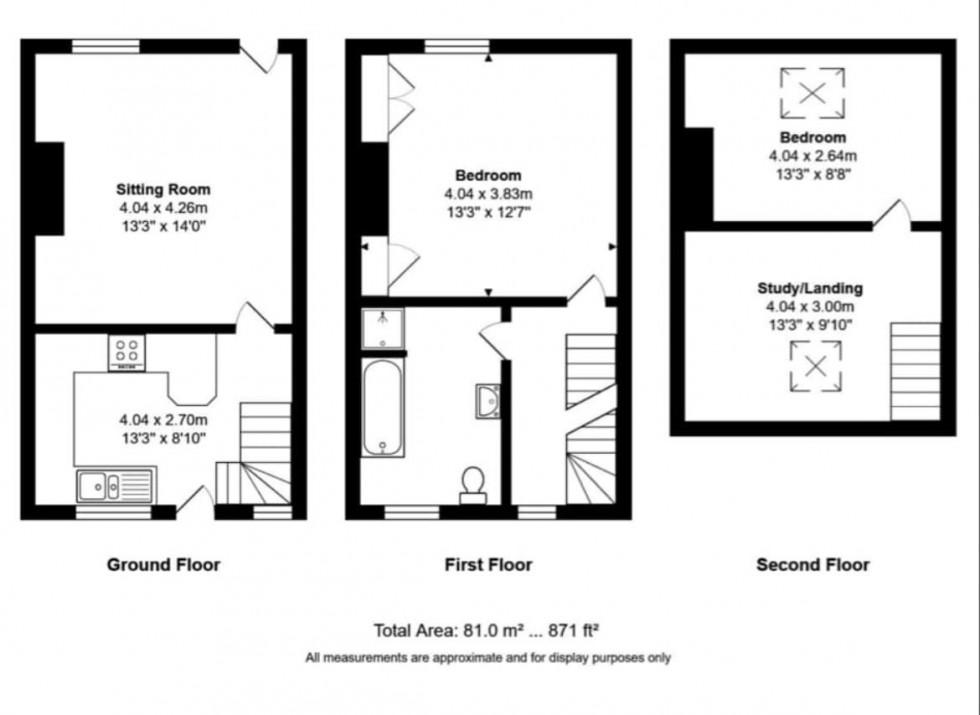 Floorplan for Aire View, Keighley