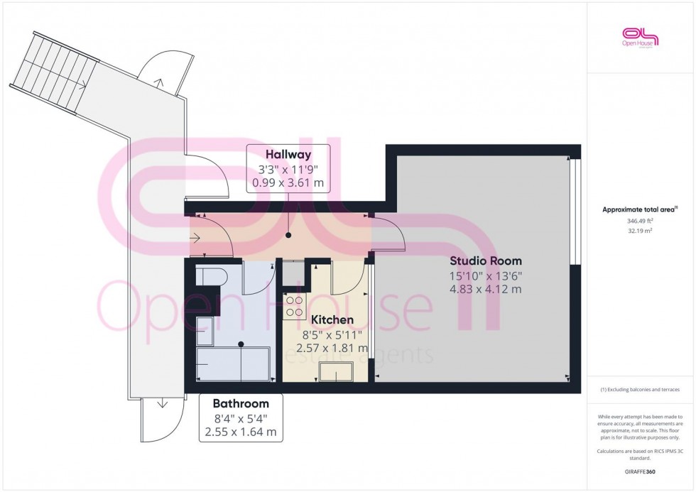 Floorplan for High Street, Rottingdean, Brighton