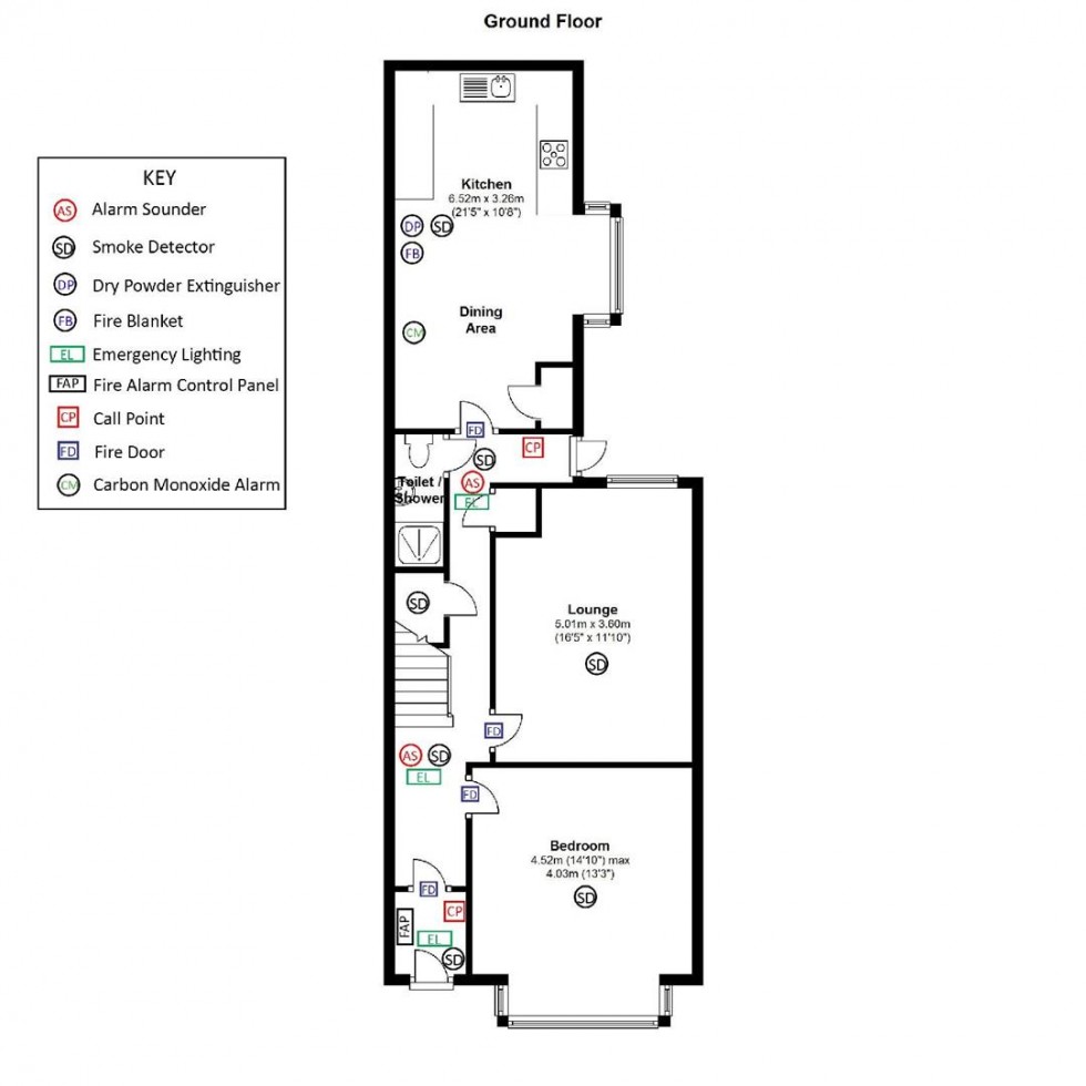 Floorplan for Gillott Road, Birmingham