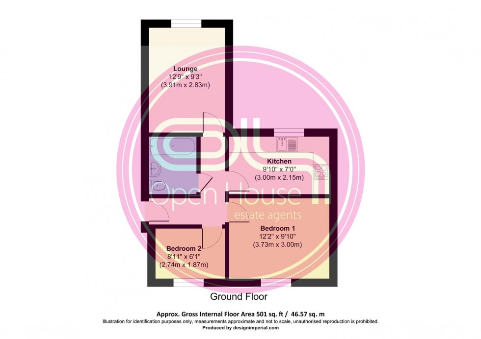 Floorplan for Civic Way, Swadlincote