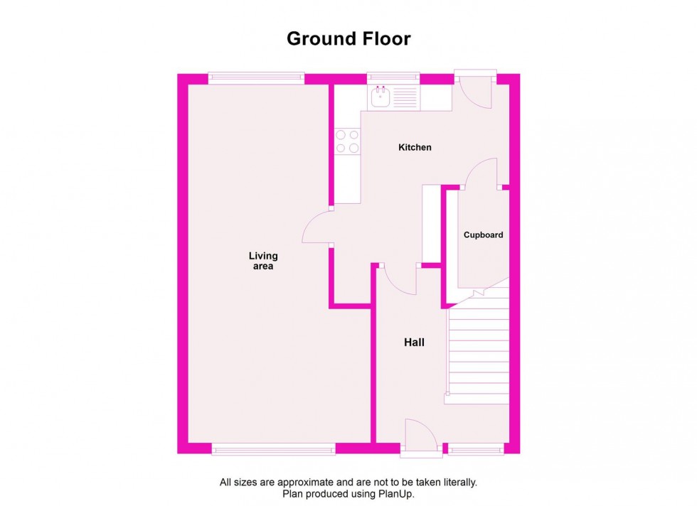 Floorplan for Tennyson Walk, Blacon