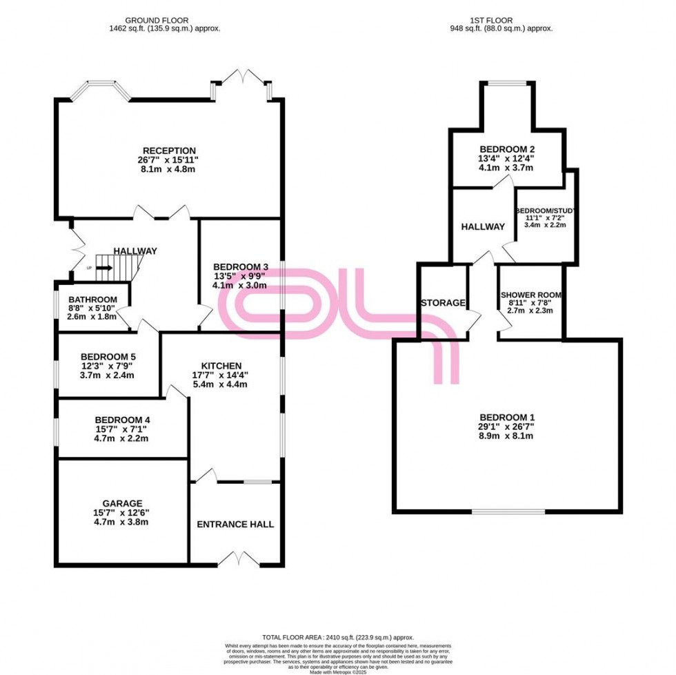 Floorplan for Wagon Lane, Bingley