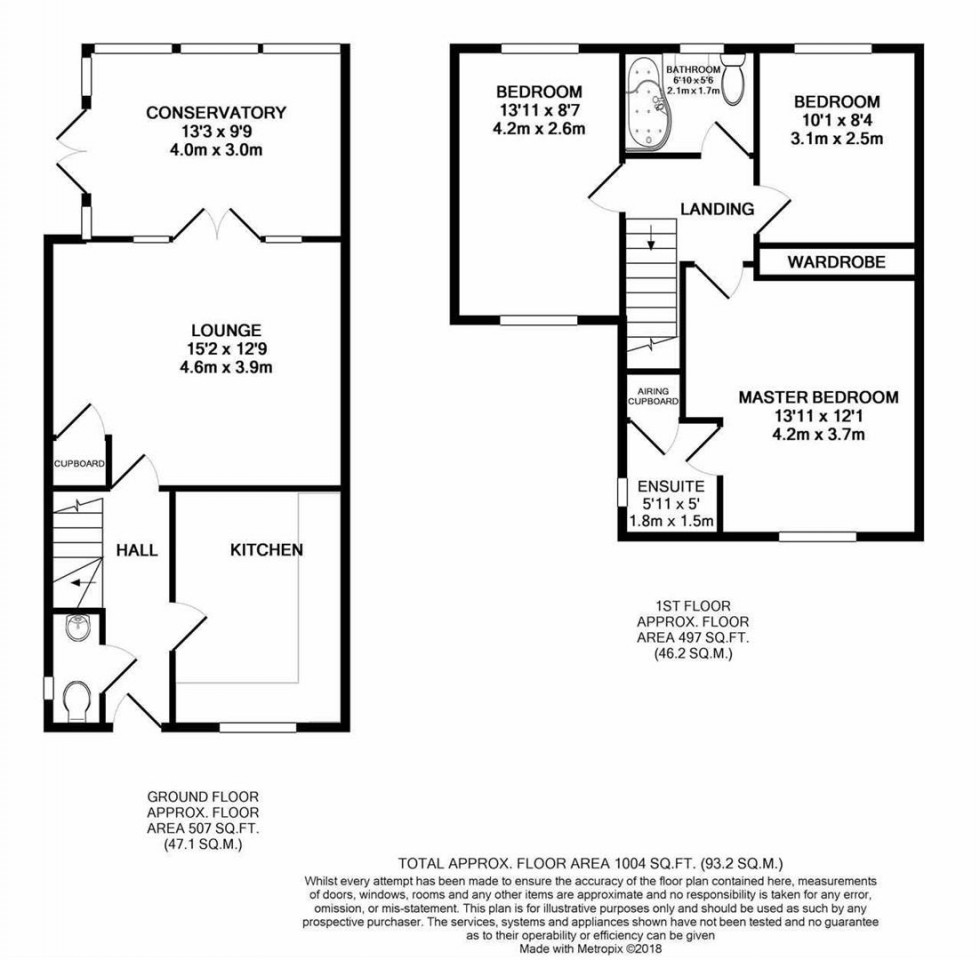 Floorplan for Stoneybrook Close,Hixon,Hixon