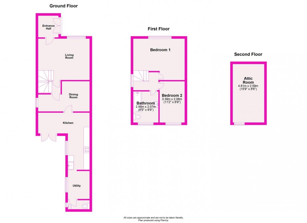 Floorplan for Gordon Terrace, Mundesley